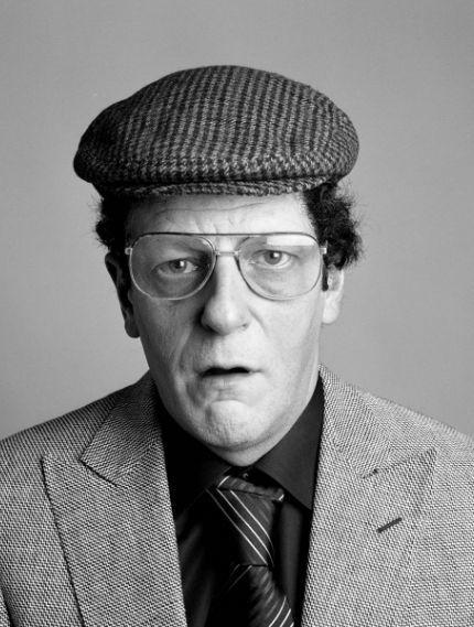 Jan Fabre kot Jacques Mesrine, 2008 (foto: M. Swinnen, © Angelos)