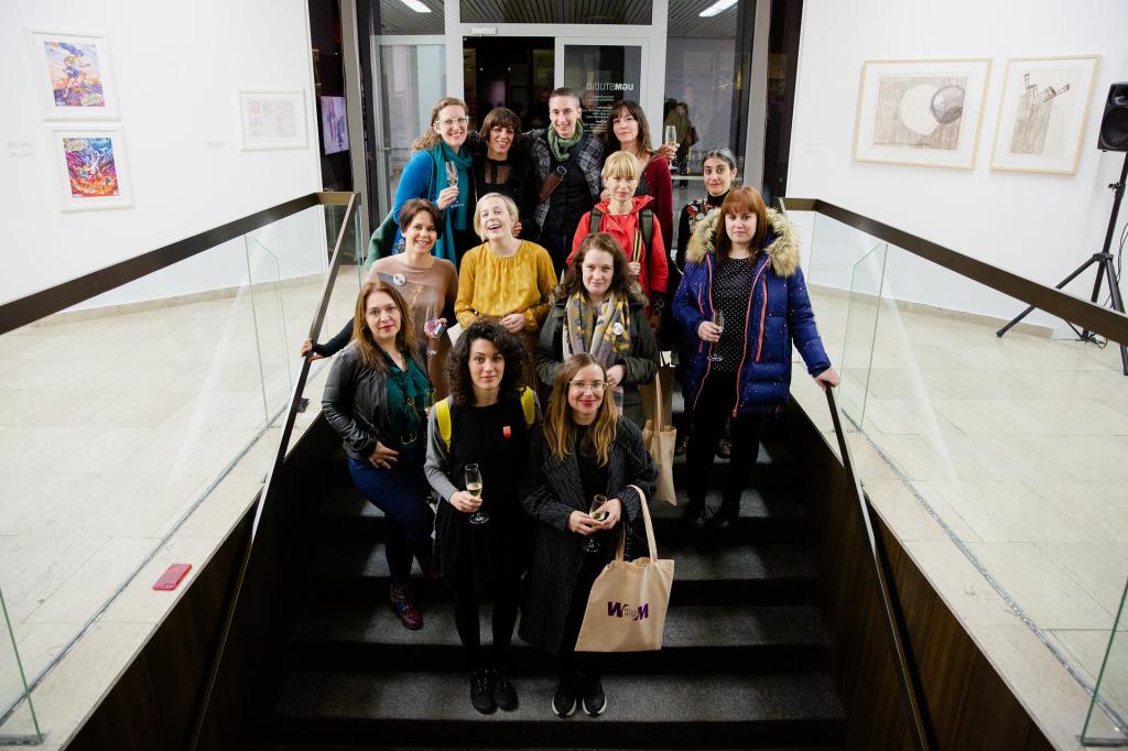 Wom@rts, Woman Becoming (II), otvoritev razstave, UGM Studio, foto: Sara Rezar