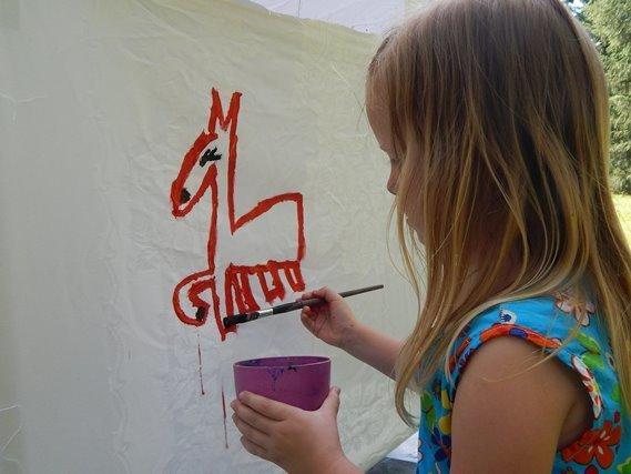 Art Kamp ustvarjalnica, poletje 2015, foto: Marko Ornik