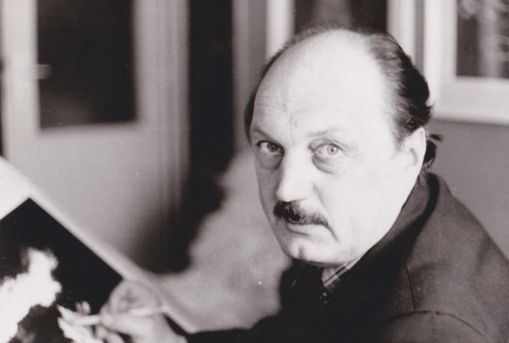 Bojan Golija, portret, atelje, ok. 1980