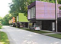 David Mišič, Dvostanovanjske vrstne hiše ob stražunskem gozdu, Maribor, 2004