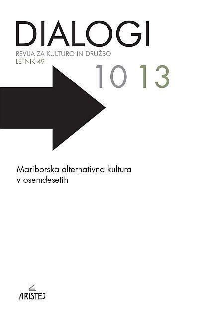 Naslovnica tematske številke Dialogov, Mariborska alternativna kultura v osemdesetih, 2014