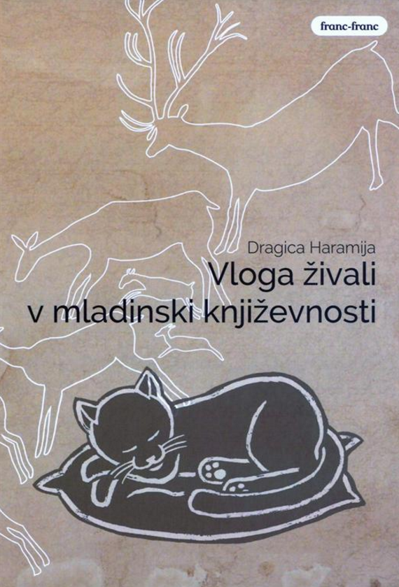 dr. Dragica Haramija, Naslovnica knjige Vloga živali v mladinski literaturi, izdano pri založbi: Franc-Franc