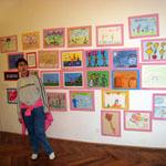 Otroci s posebnimi potrebami na obisku v galeriji, 2009