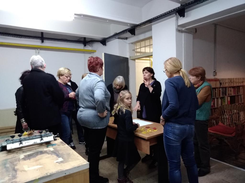 Alternativne grafične tehnike - Matrice s poti, 21.11.2017, UGM + CGU, foto arhiv UGM