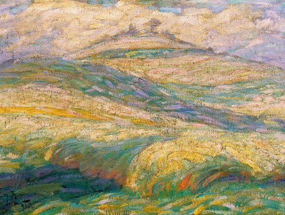 Ivan Grohar, Hribček (Holm, Ajda), 1910, olje na platno, Narodna galerija © Narodna galerija, Ljubljana, foto: B. Salaj