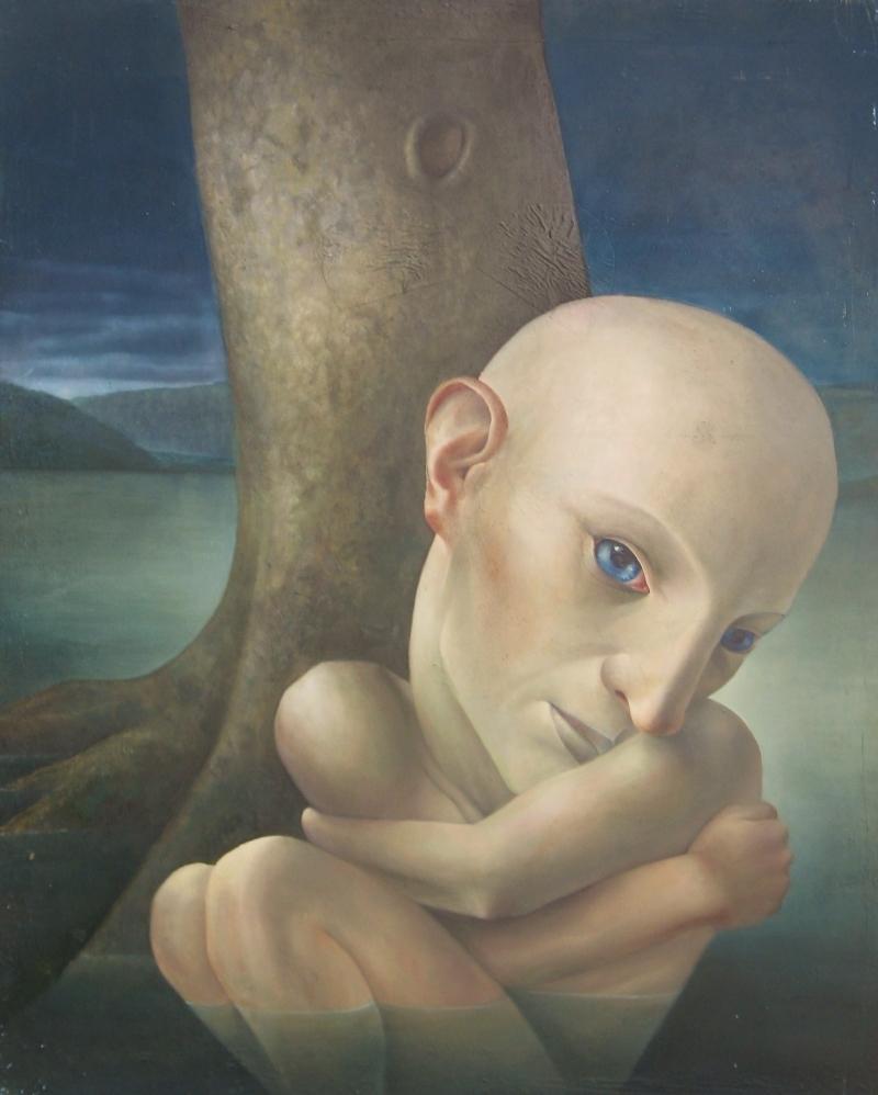 Marko Jakše, Močvirnik, olje na vezani plošči, 1997 (foto: arhiv UGM)