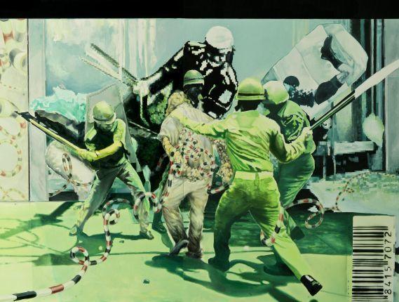 Uroš Weinberger, This World Needs No Cripples (detajl), 2012, olje na platnu, foto: DK
