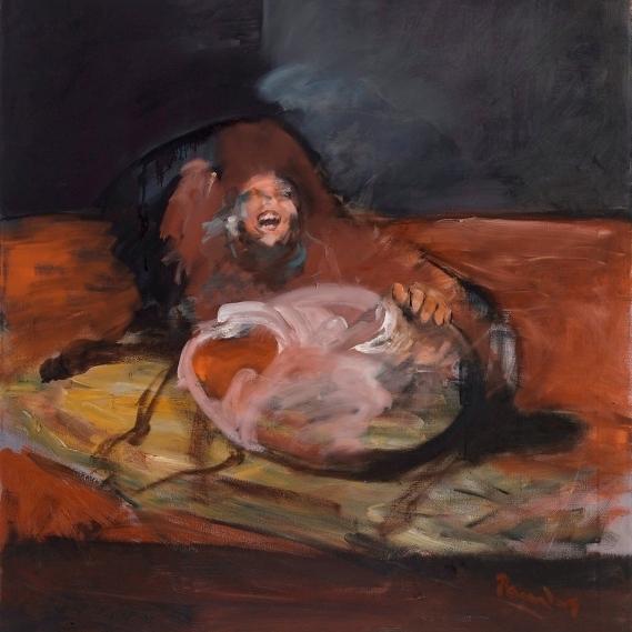 Ludvik Pandur,  Individuum, 1973, olje na platnu