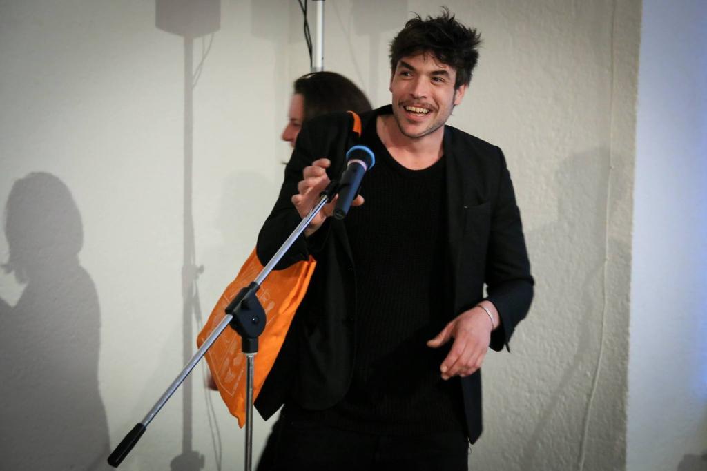 Mark Požlep, Podelitev nagrade OHO v UGM, 2016, foto: Matej Kristović