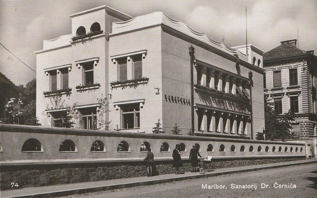 Sanatorij dr. Černiča na Tyrševi ulici,1932. Vir Pokrajinski Arhiv Maribor