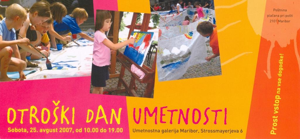 Otroški dan umetnosti 2007, vabilo
