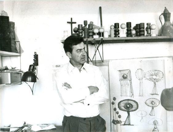Slavko Tihec, V ateljeju, foto: arhiv UGM