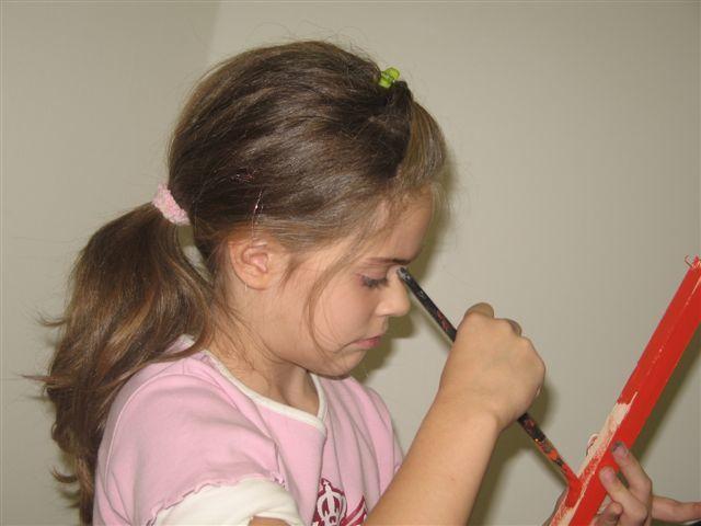 Mlada prijateljica ustvarja, 2006 (foto: Zdenka Brglez)