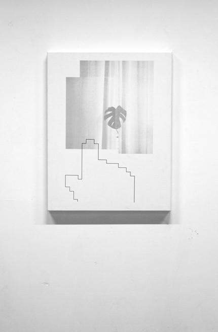 Živa Drvarič, The action of placing the finger on the window, 2016
